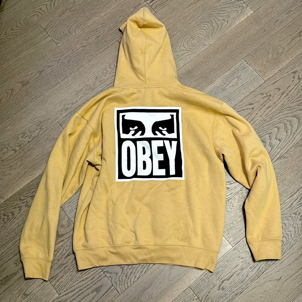 Obey cream hoodie - Picture 2 of 2